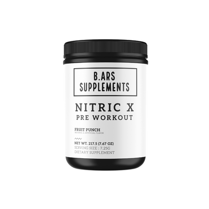 Nitric X Pre Workout - Fruit Punch flavoured