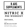 NITRIC X Fruit Punch Powder